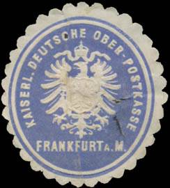 K. Deutsche Ober-Postkasse Frankfurt/Main