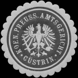 K.Pr. Amtsgericht Cüstrin