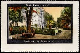 Stadtpark mit Sanatorium