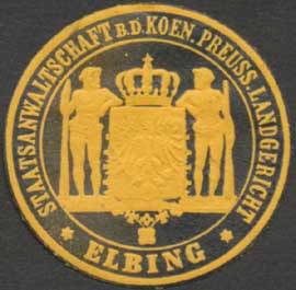 Staatsanwaltschaft b.d. Pr. Landgericht Elbing