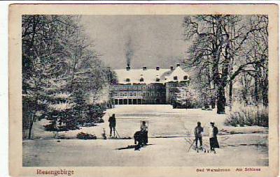 Bad Warmbrunn Riesengebirge Schloss ca 1920