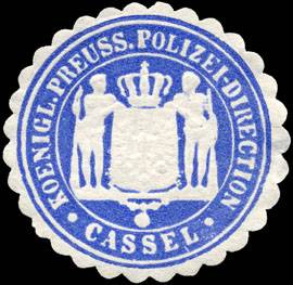 Koeniglich Preussische Polizei - Direction zu Cassel