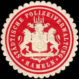 Städtische Polizeiverwaltung - Hameln
