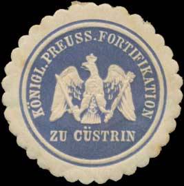 K.Pr. Fortifikation zu Cüstrin