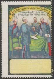 Bismarck und der Friede zu Frankfurt/M. am 10. Mai 1871