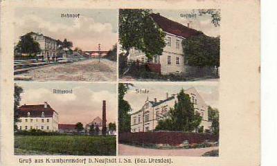 Krumhermsdorf Neustadt Sachsen Bahnpost Schandau-Niederneukirch