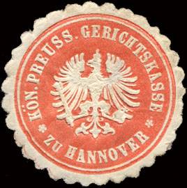Königlich Preussische Gerichtskasse zu Hannover