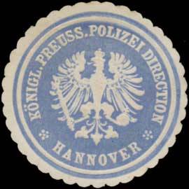 Königl. Preuss. Polizei Direction Hannover