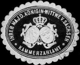Kammerzahlamt - Ihrer Majestät der Königin - Wittwe von Sachsen