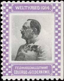 Feldmarschalleutnant Emil Colerus von Geldern