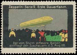 Erste Zeppelin Dauerfahrt