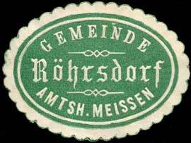 Gemeinde Röhrsdorf - Amtsh. Meissen