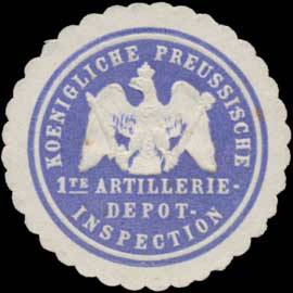 K.Pr. 1te Artillerie Depot-Inspection