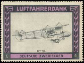 Deutsche Zweidecker Flugzeug Otto