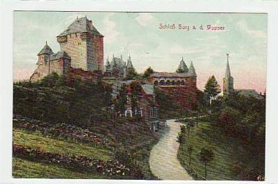 Solingen Schloss Burg an der Wupper ca 1910