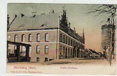 Müncheberg in der Mark Schule 1906