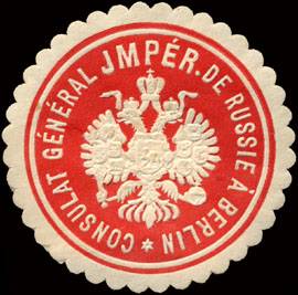 Consulat General Imper. de Russie a Berlin