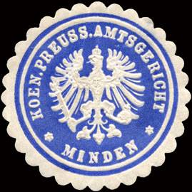Koeniglich Preussisches Amtsgericht - Minden