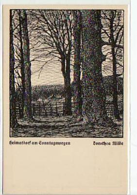 Quedlinburg Harz Künstlerkarte Dorothea Milde
