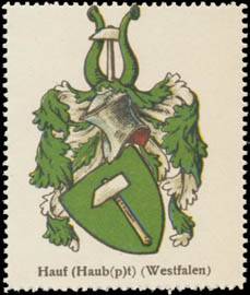 Hauf, Haub, Haupt (Westfalen) Wappen