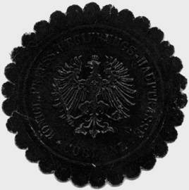 Königlich Preussische Regierungs - Hauptkasse - Coblenz
