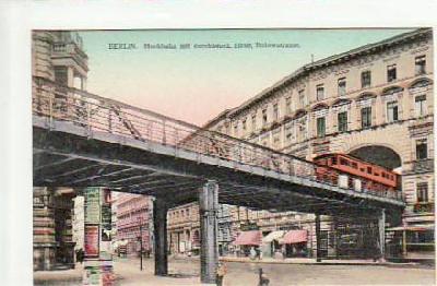 Berlin Schöneberg Hochbahn Bülowstrasse 1908
