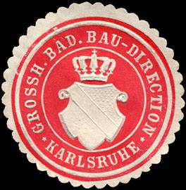 Grossherzoglich Badische Bau - Direction - Karlsruhe