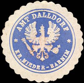Amt Dalldorf - Kreis Nieder - Barnim