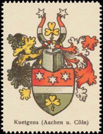 Kuetgens (Aachen, Köln) Wappen
