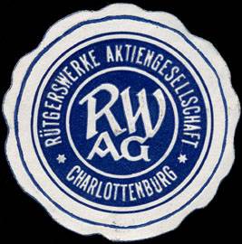 Rütgerswerke Aktiengesellschaft - Charlottenburg