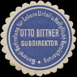 Subdirektor Otto Bittner