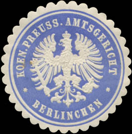 K.Pr. Amtsgericht Berlinchen (Pommern)