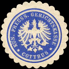 Königlich Preussische Gerichtskasse - Cottbus