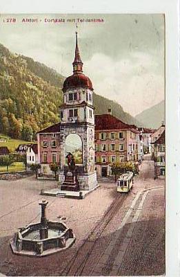 Altdorf Schweiz Strassenbahn 1911