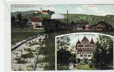 Simmelsdorf Bahnhof Eisenbahn , Bühl 1907