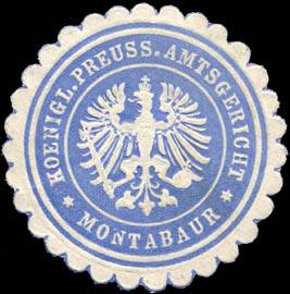 Koeniglich Preussische Amtsgericht - Montabaur