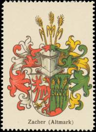 Zacher (Altmark) Wappen