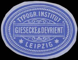 Typografisches Institut Giesecke & Devrient