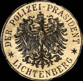 Der Polizei - Präsident - Lichtenberg