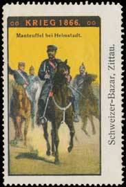 Manteuffel bei Helmstadt Krieg 1866