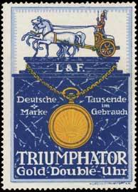 Triumphator Gold-Double-Uhr