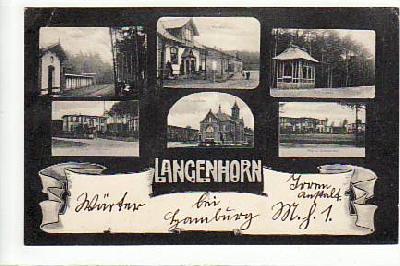 Langenhorn kleine Bilder AK 1908