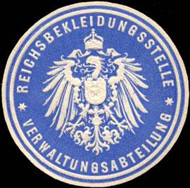 Reichsbekleidungsstelle Verwaltungsabteilung