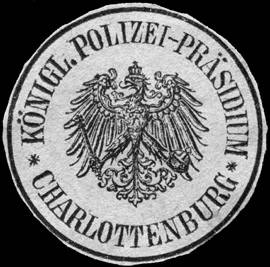 Königliches Polizei - Präsidium - Charlottenburg