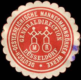 Deutsch - Oesterreichische Mannesmannröhren Werke - Generaldirection Düsseldorf