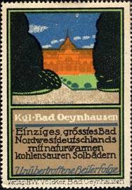 Kgl. Bad Oeynhausen - Einziges, grösstes Bad Nordwestdeutschlands mit naturwarmen kohlensauren Solbädern - Unübertroffene Heilerfolge