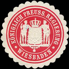Königlich Preussische Regierung - Wiesbaden