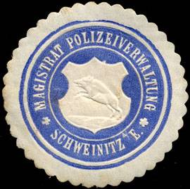 Magistrat Polizeiverwaltung Schweinitz