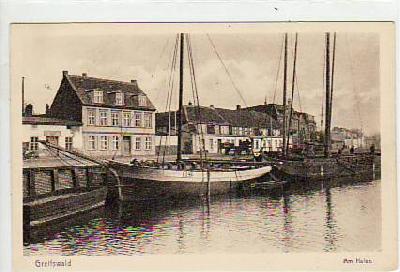 Greifswald Hafen ca 1930