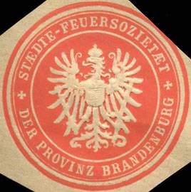Staedte - Feuersozietaet der Provinz Brandenburg
